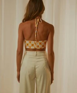 Peppermayo Exclusive New & Most Loved Frankie Crop - Fruity Check 11 Peppermayo Exclusive New & Most Loved Frankie Crop - Fruity Check