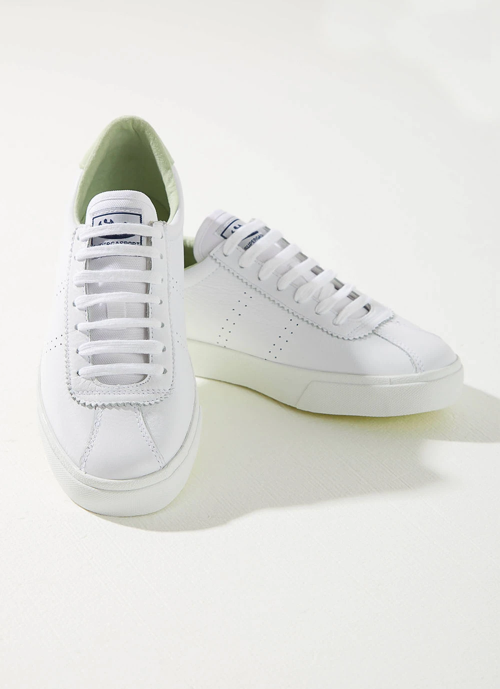 Superga 2843 Clubs Sneaker - A0F White/Green 3 Superga 2843 Clubs Sneaker - A0F White/Green