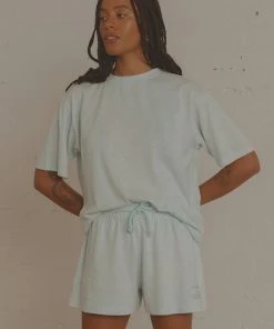 Vacancy Supply New & Most Loved The Essential Shorts - Baby Blue