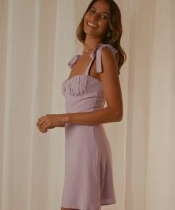 Peppermayo Exclusive French Kiss Mini Dress - Lilac