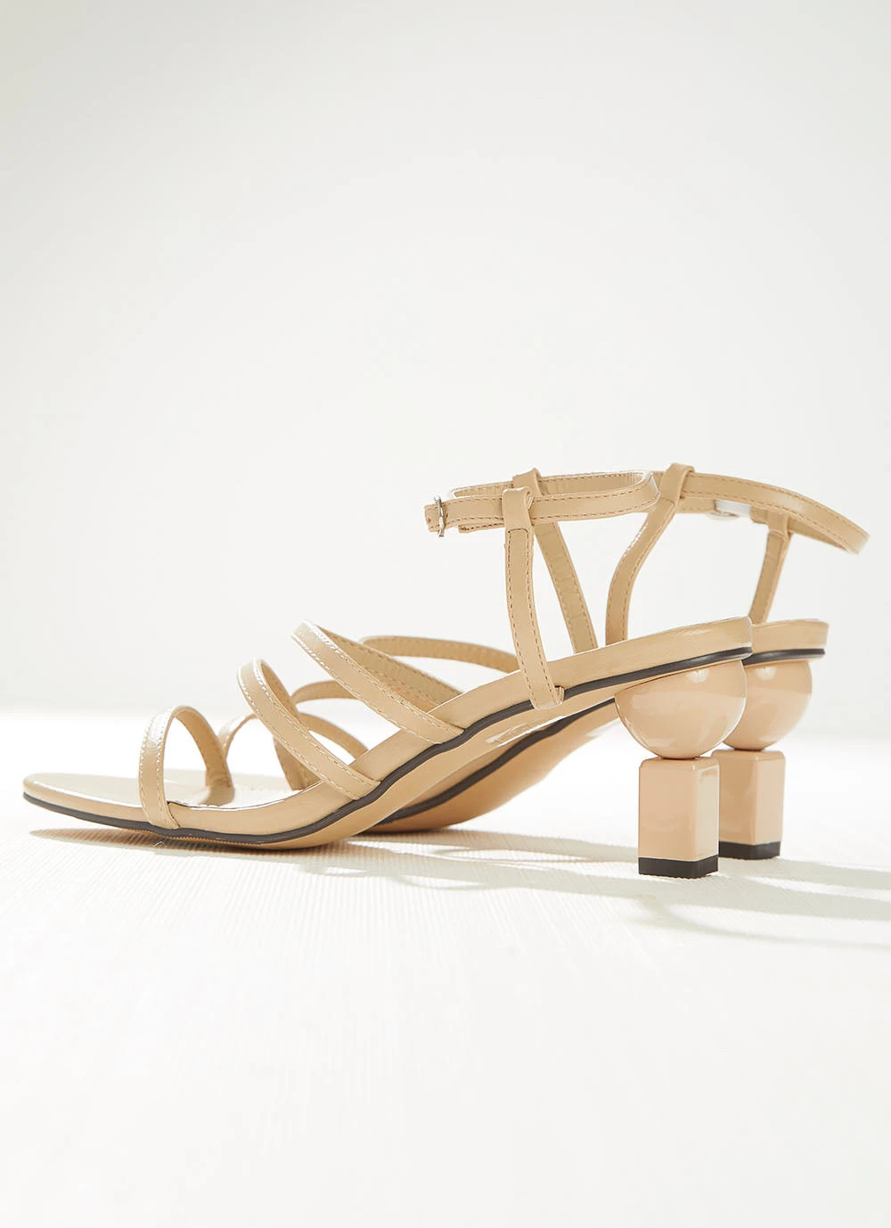 4th & Reckless Tyler Heel - Nude PU 4th & Reckless Tyler Heel - Nude PU