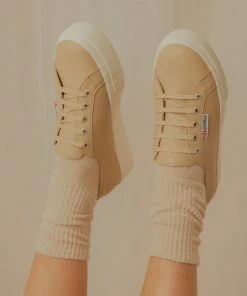 Superga 2730 Nappa Sneaker - Beige Favorio New & Most Loved