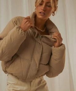Nude Lucy New & Most Loved Topher Puffer Jacket - Mocha