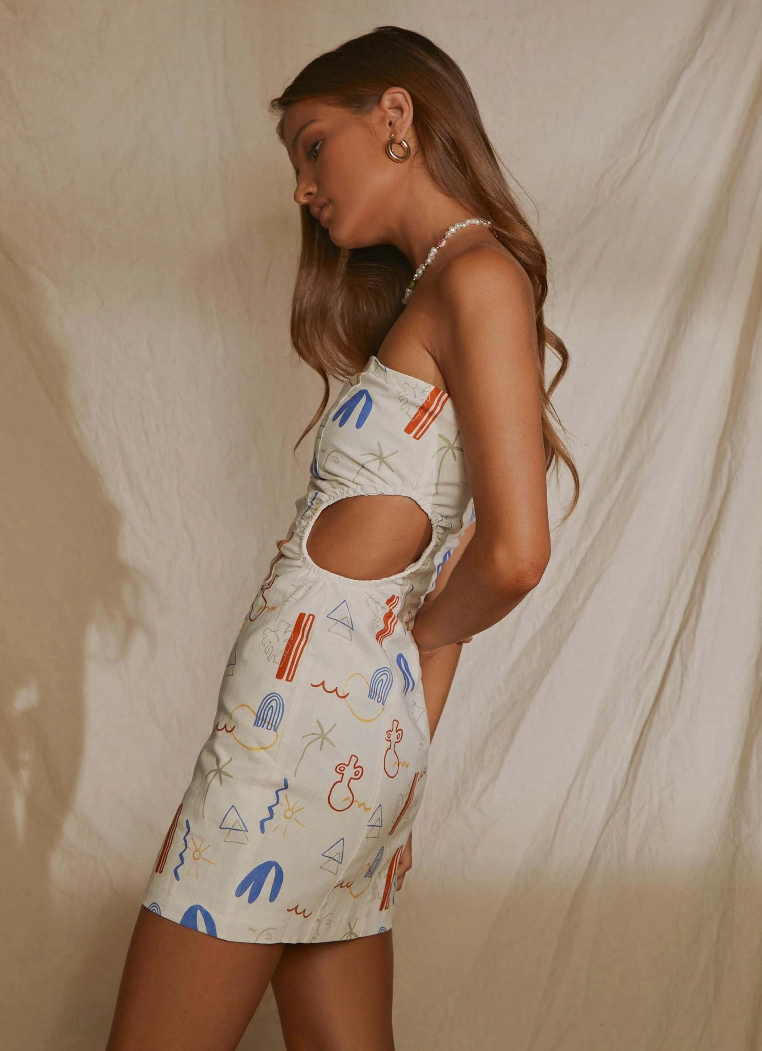 Peppermayo Exclusive Miya Linen Mini Dress - Santorini 7 Peppermayo Exclusive Miya Linen Mini Dress - Santorini