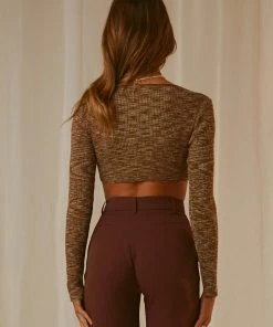 Peppermayo New & Most Loved Karina Crop Top - Choc Brown 11 Peppermayo New & Most Loved Karina Crop Top - Choc Brown