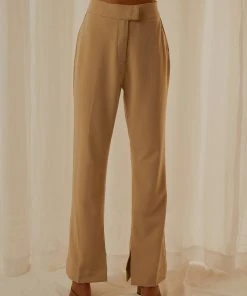 4th & Reckless Nessa Trouser - Beige New & Most Loved 4 4th & Reckless Nessa Trouser - Beige New & Most Loved