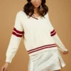 Peppermayo New Tops Book Club Sweater - Cream 1 Peppermayo New Tops Book Club Sweater - Cream