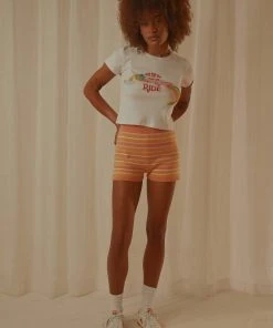 Charlie Holiday Here For The Ride Slim Tee - White