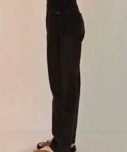 Afends Shelby Hemp Corduroy High Waist Wide Leg Pant - Black New & Most Loved 12 Afends Shelby Hemp Corduroy High Waist Wide Leg Pant - Black New & Most Loved