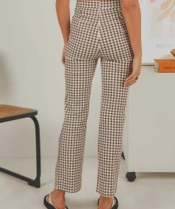 Peppermayo Exclusive Palmero Pants - Choc Brown Gingham 11 Peppermayo Exclusive Palmero Pants - Choc Brown Gingham