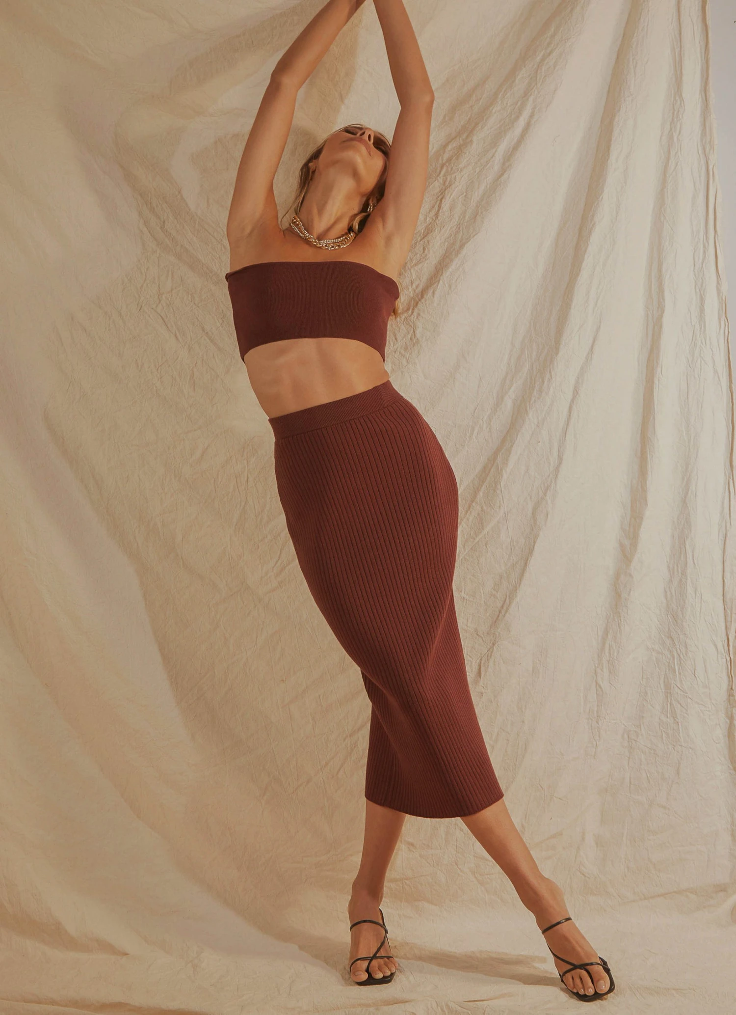 Peppermayo Welcome To The World Midi Skirt - Chocolate New & Most Loved 4 Peppermayo Welcome To The World Midi Skirt - Chocolate New & Most Loved