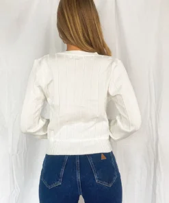 Peppermayo New Outerwear Between Us Knit Jumper - White 11 Peppermayo New Outerwear Between Us Knit Jumper - White