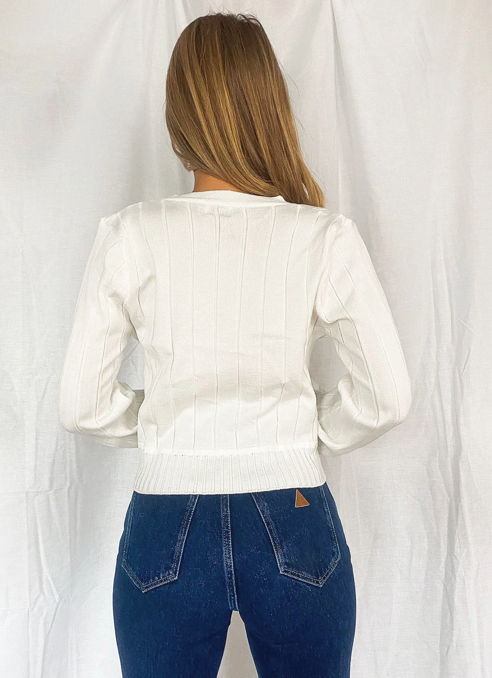 Peppermayo New Outerwear Between Us Knit Jumper - White 7 Peppermayo New Outerwear Between Us Knit Jumper - White