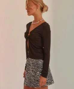 Peppermayo New & Most Loved Pamela Long Sleeve Top - Black