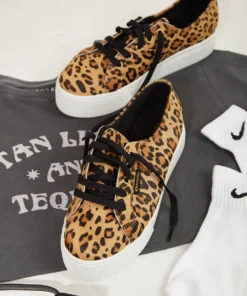 Superga New Shoes 2790 Leahorsew Sneakers - Brown Leopard