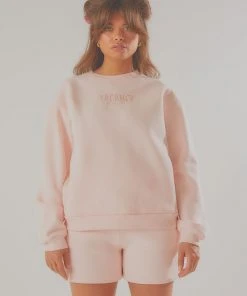 Vacancy Supply Paradise Crew - Pastel Pink New & Most Loved 13 Vacancy Supply Paradise Crew - Pastel Pink New & Most Loved