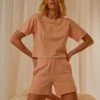 Champion New & Most Loved Vintage Dye Boyfriend Short - Certan Peach 1 Champion New & Most Loved Vintage Dye Boyfriend Short - Certan Peach