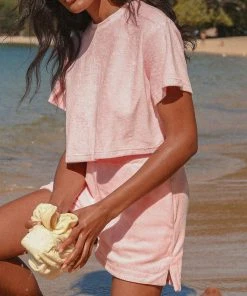 Peppermayo Exclusive Corsica Terry Tee - Pink New & Most Loved 15 Peppermayo Exclusive Corsica Terry Tee - Pink New & Most Loved