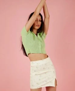 Peppermayo In The Park Mini Skirt - Cream