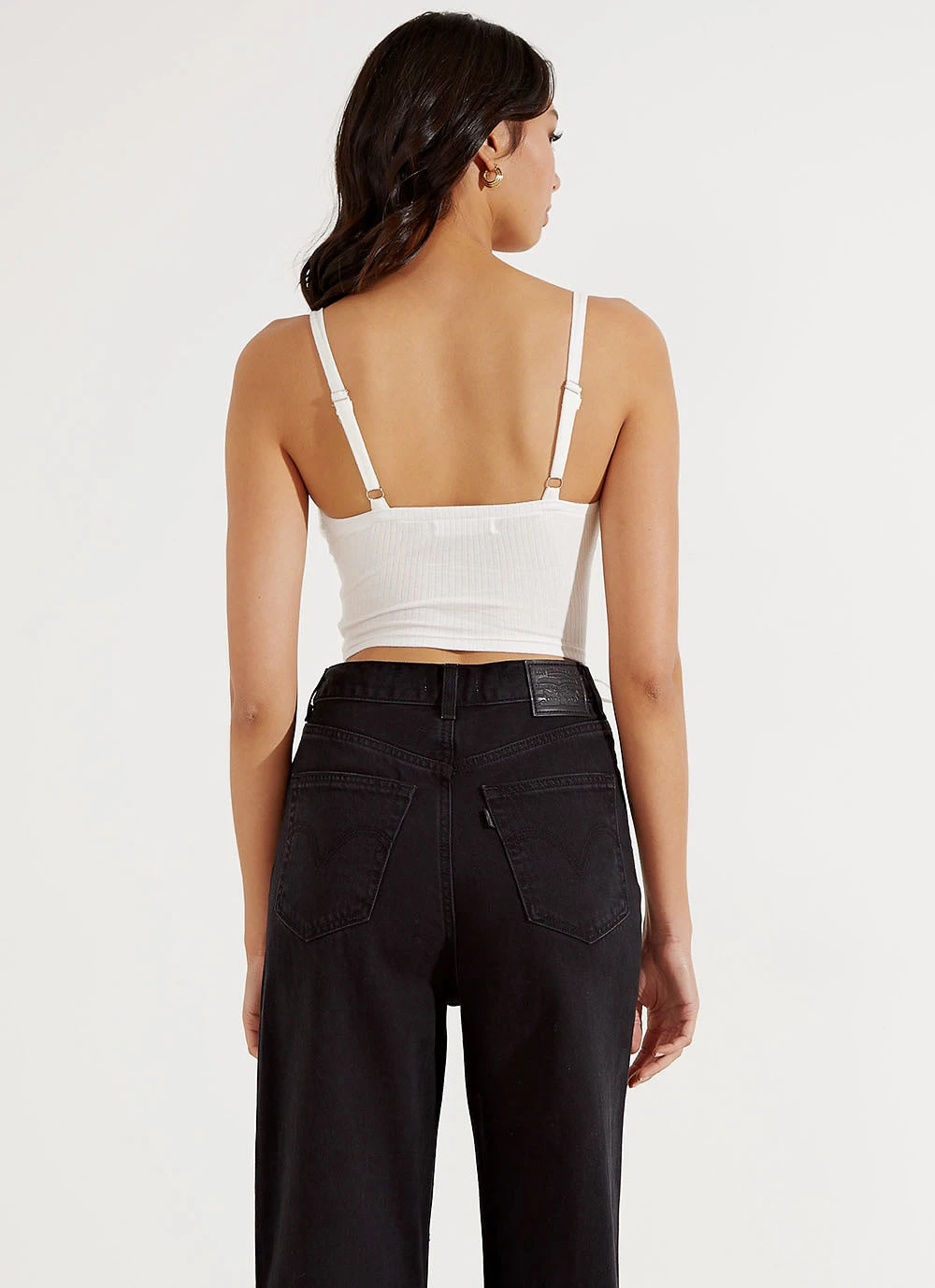 Peppermayo Rest Of Us Crop - White 7 Peppermayo Rest Of Us Crop - White