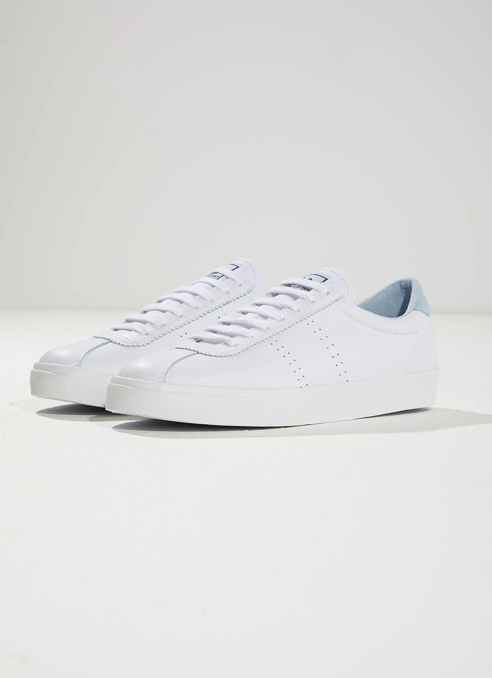 Superga 2843 CLUBS SNEAKER - A0E White/Blue New & Most Loved 6 Superga 2843 CLUBS SNEAKER - A0E White/Blue New & Most Loved