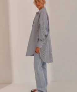 Peppermayo Liasons Oversized Shirt - Blue Stripe New & Most Loved 14 Peppermayo Liasons Oversized Shirt - Blue Stripe New & Most Loved
