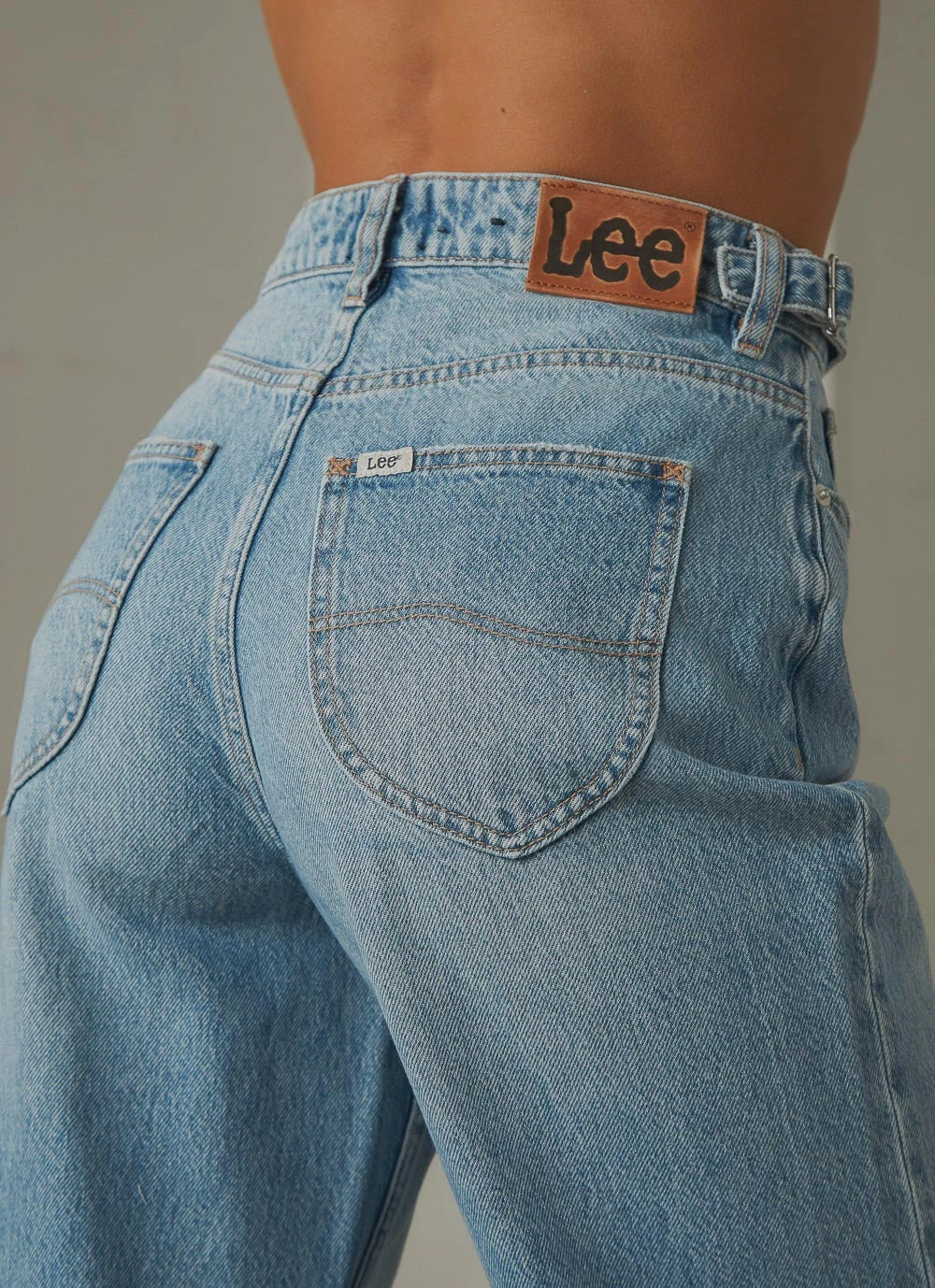 Lee New & Most Loved High Baggy Jean - Super Blue 3 Lee New & Most Loved High Baggy Jean - Super Blue