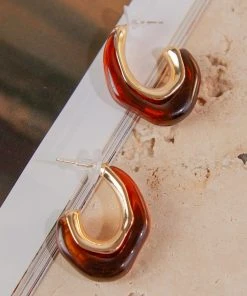 Peppermayo New & Most Loved Moment In Time Earrings - Brown