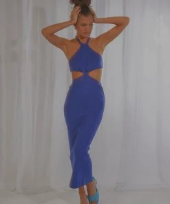 Peppermayo Exclusive Margaux Knit Midi Dress - Cobalt 10 Peppermayo Exclusive Margaux Knit Midi Dress - Cobalt