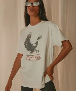 Thrills Traction Merch Tee - Dirty White