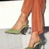 Cult Avenue New & Most Loved Style Studio Heel - Summer Green
