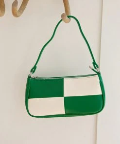 Peppermayo On The Record Handbag - Emerald Check New & Most Loved