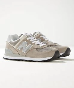 New Balance 574 Sneaker - Grey With White