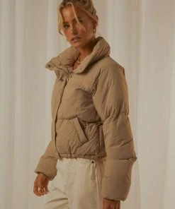 Nude Lucy New & Most Loved Topher Puffer Jacket - Mocha