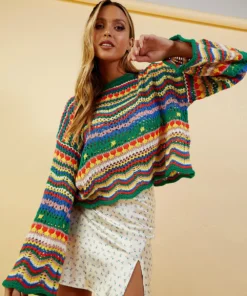 Peppermayo New Tops San Lucas Knit Jumper - Multi