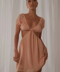 Peppermayo Take You Dancing Mini Dress - Pink