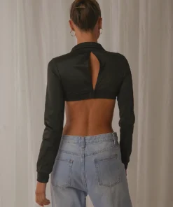 Peppermayo Runaway Crop Top - Black New Tops 11 Peppermayo Runaway Crop Top - Black New Tops