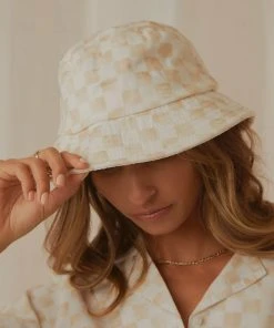 Cools Club Bucket Hat - Sand Checker 4 Cools Club Bucket Hat - Sand Checker