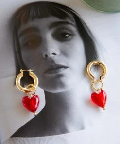 Peppermayo Lana Earrings - Red Gold