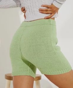 Peppermayo The Exchange Knit Shorts - Sage New & Most Loved