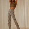 Peppermayo Exclusive Electric Avenue Pants - Choc Retro
