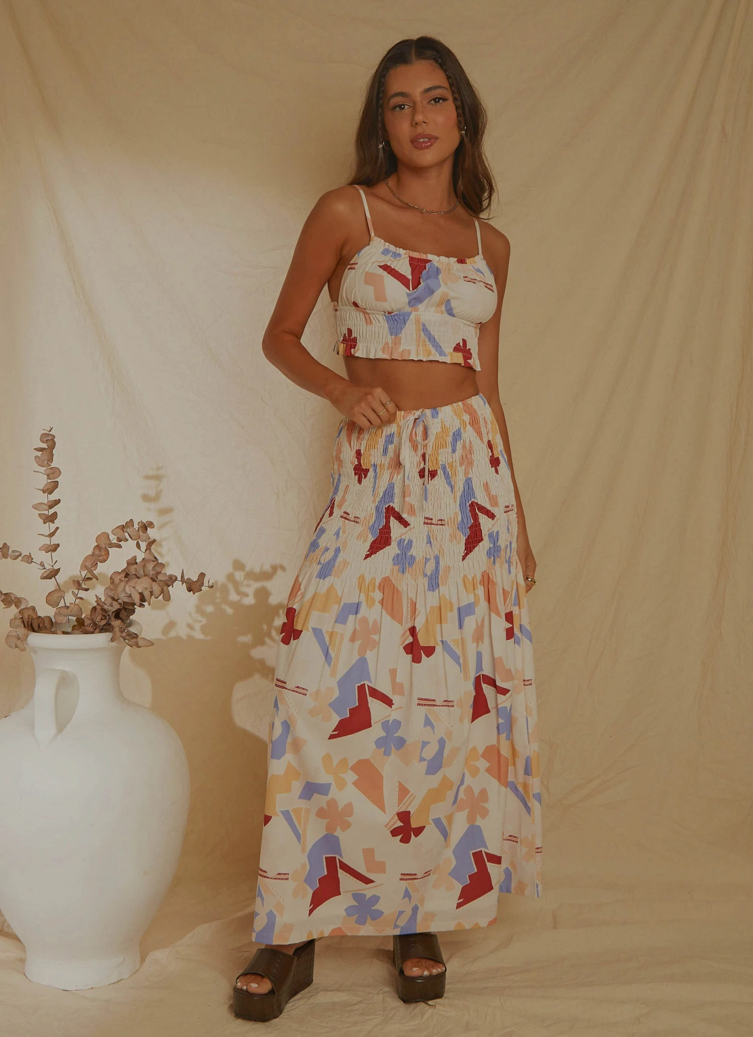 Peppermayo Exclusive Spring Melodies Top - Abstract Resort New & Most Loved Peppermayo Exclusive Spring Melodies Top - Abstract Resort New & Most Loved