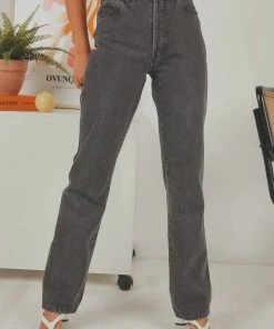 Rolla's New & Most Loved Classic Straight Jean - Vintage Black