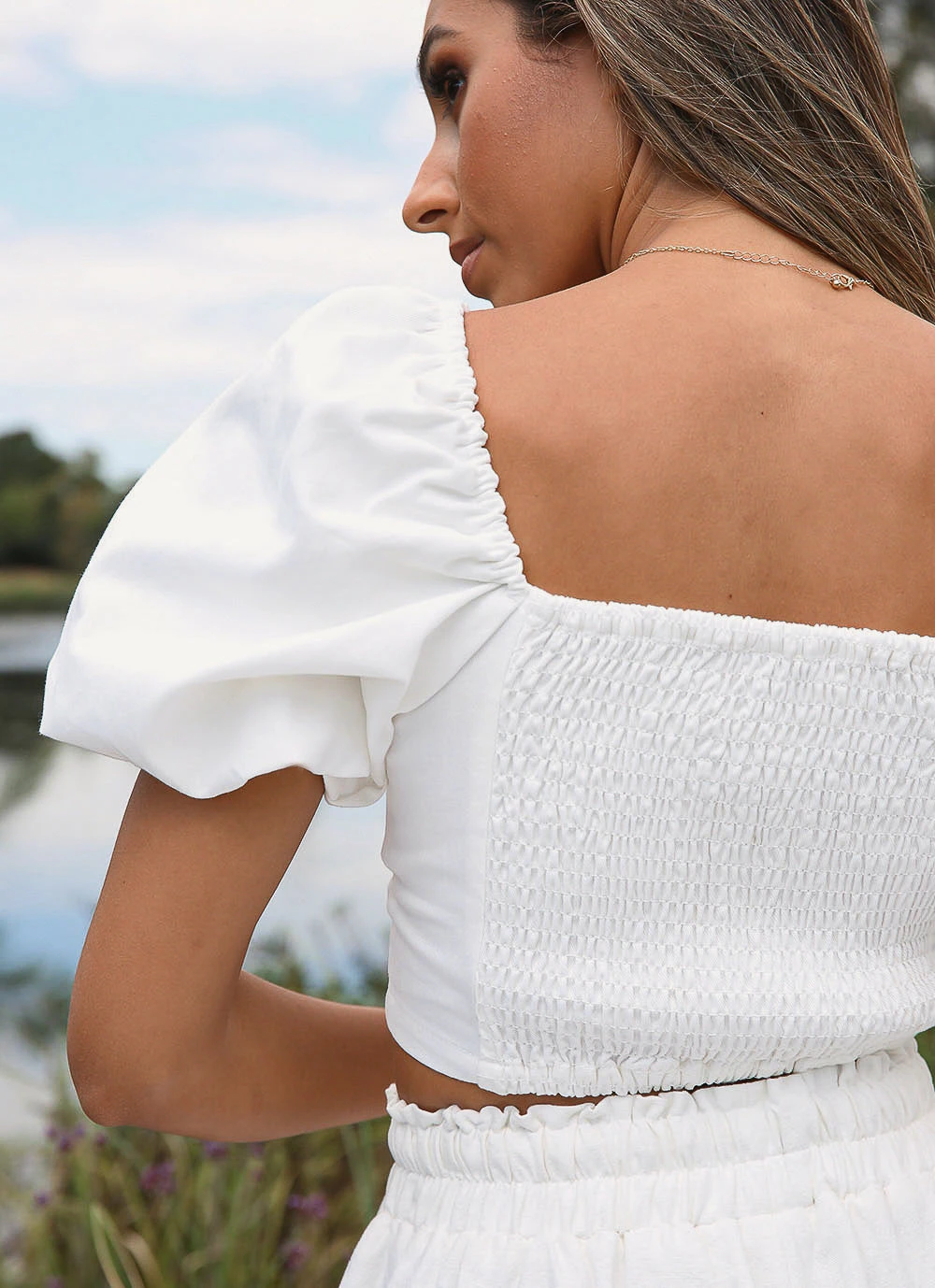 Peppermayo Vacation Drinks Crop - White 7 Peppermayo Vacation Drinks Crop - White