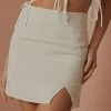 Peppermayo Exclusive The Avenue Linen Mini Skirt - Oatmeal 2 Peppermayo Exclusive The Avenue Linen Mini Skirt - Oatmeal