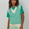 Peppermayo Hallways Knit Vest - Teal
