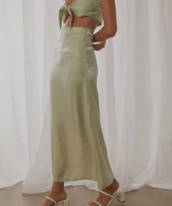 Peppermayo Exclusive Summer Edit Midi Skirt - Sage 10 Peppermayo Exclusive Summer Edit Midi Skirt - Sage
