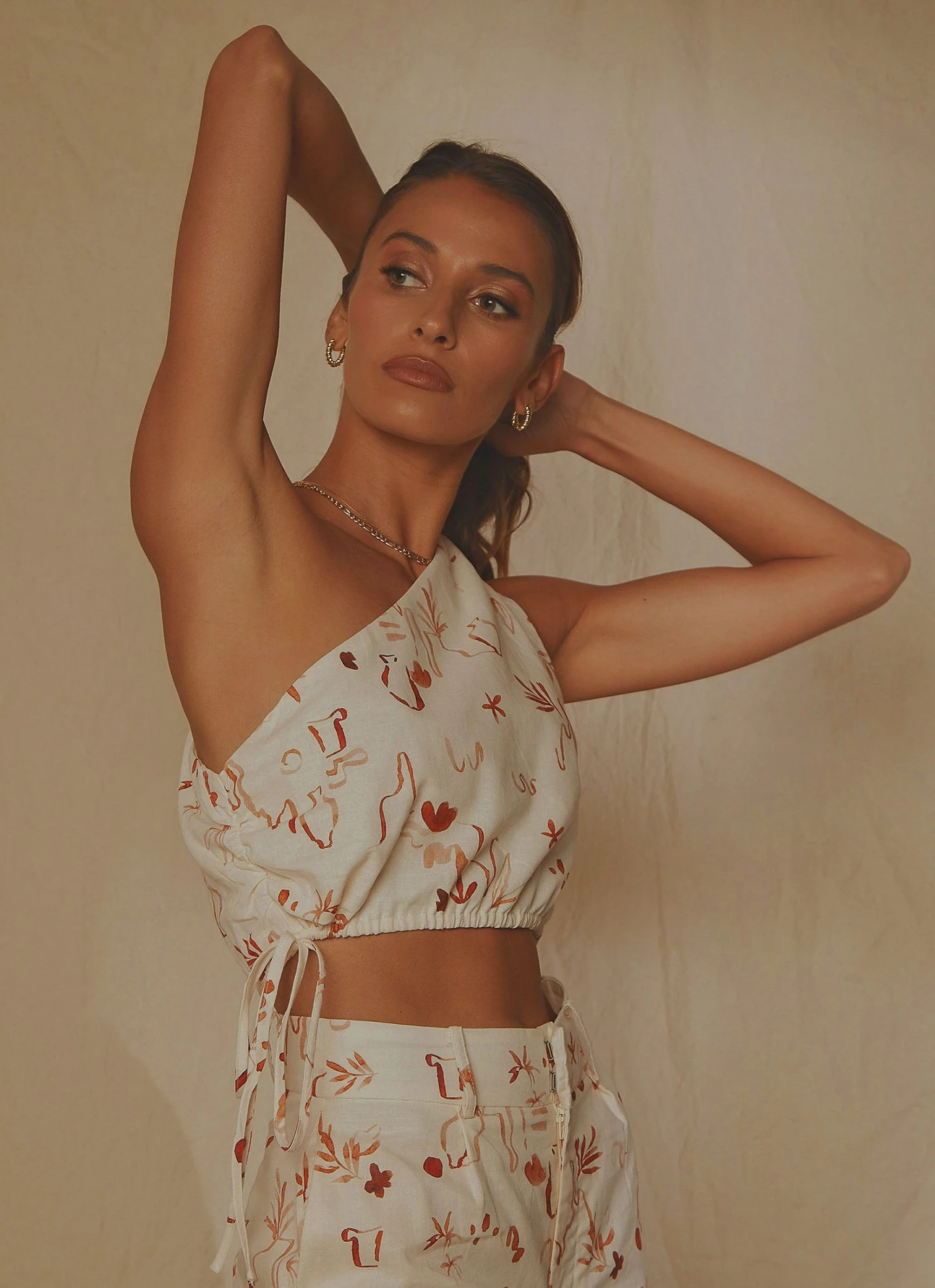 Peppermayo Exclusive New & Most Loved Sasha Linen Crop - Safari 7 Peppermayo Exclusive New & Most Loved Sasha Linen Crop - Safari