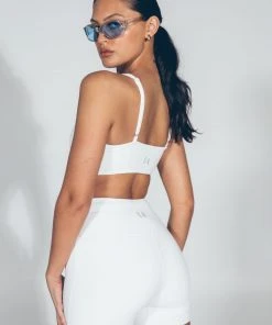 LaHana Swim Pippa Biker Short - Ribbed White New & Most Loved 15 LaHana Swim Pippa Biker Short - Ribbed White New & Most Loved