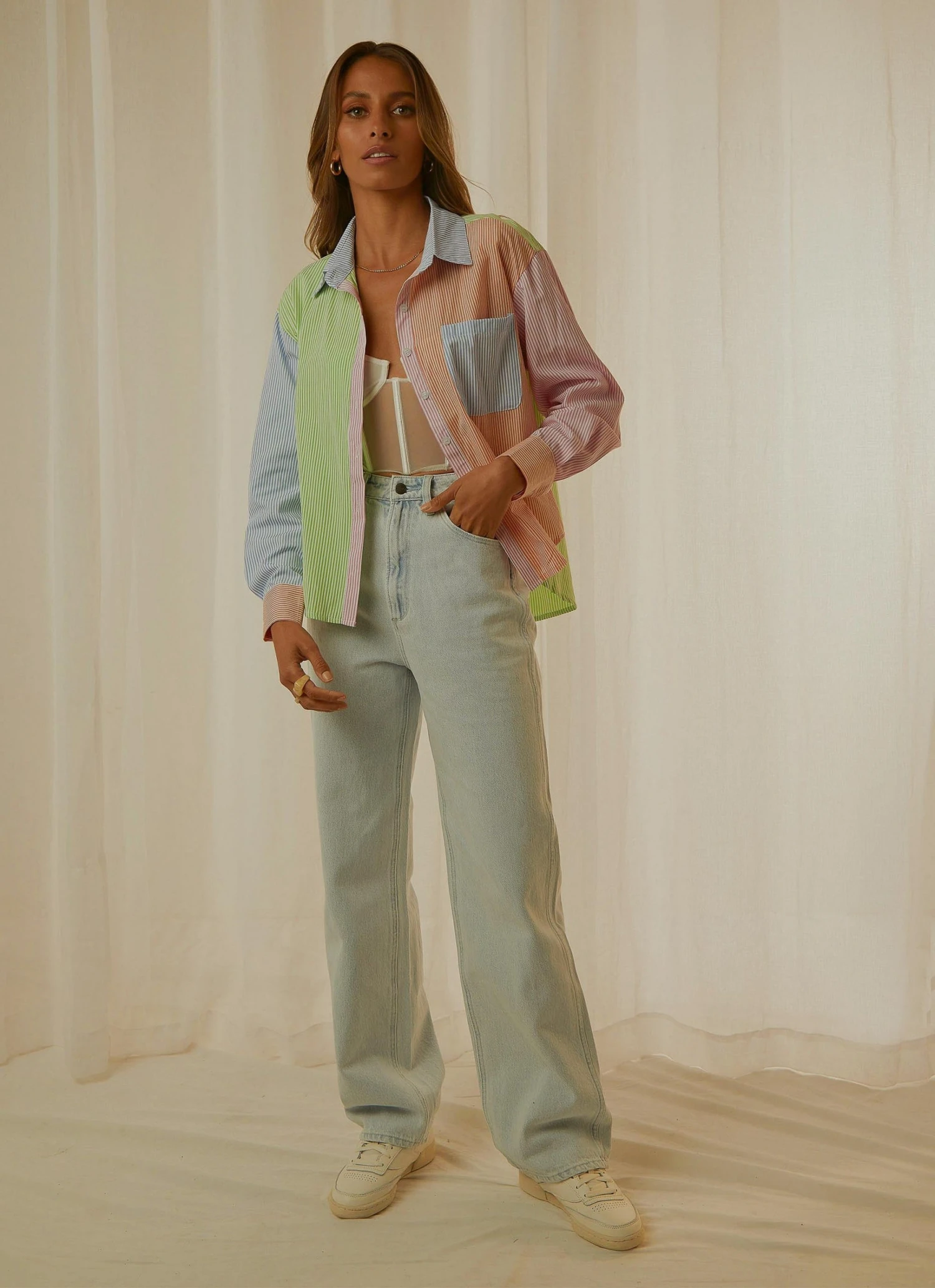 Peppermayo Whitsunday Shirt - Orange Multi New & Most Loved Peppermayo Whitsunday Shirt - Orange Multi New & Most Loved